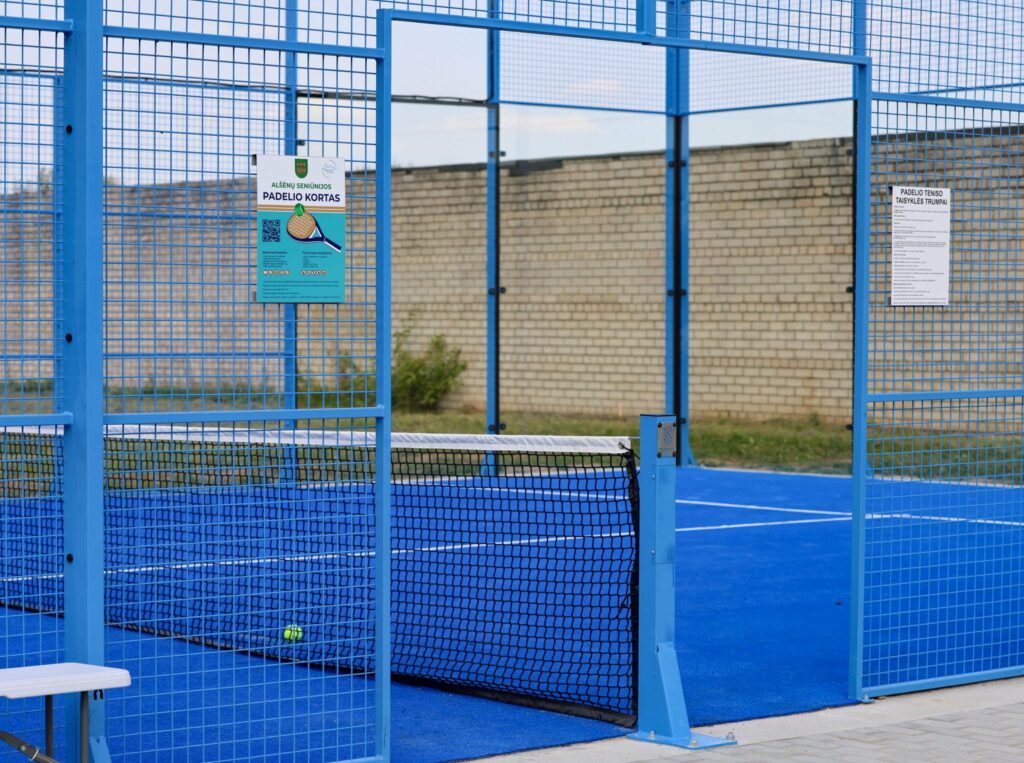 2025 m. Dalyvaujamo biudžeto projektas "Padelio tenisas Mastaičiuose" (www.krs.lt nuotrauka)